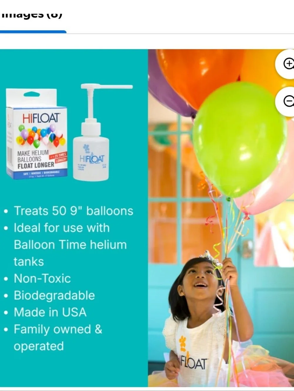 HiFloat Helium Balloon Treatment For Extended Float Time
